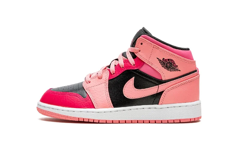 Air Jordan 1 Mid Coral Chalk Pink