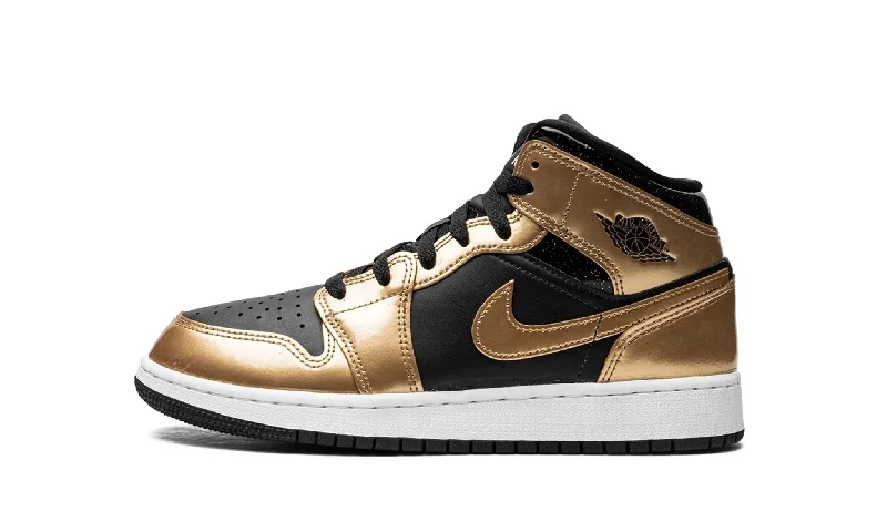 Air Jordan 1 Mid Metallic Gold