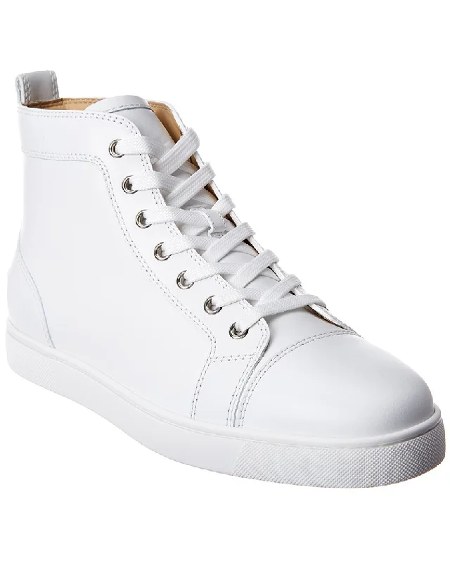 Christian Louboutin Louis Leather High-Top Sneaker