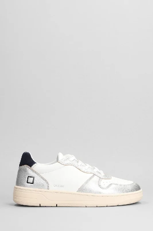 D.A.T.E. Court Laminated Sneakers