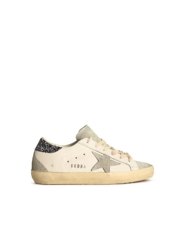 Golden Goose White Leather Superstar Sneakers