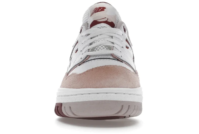 New Balance 550 White Scarlet