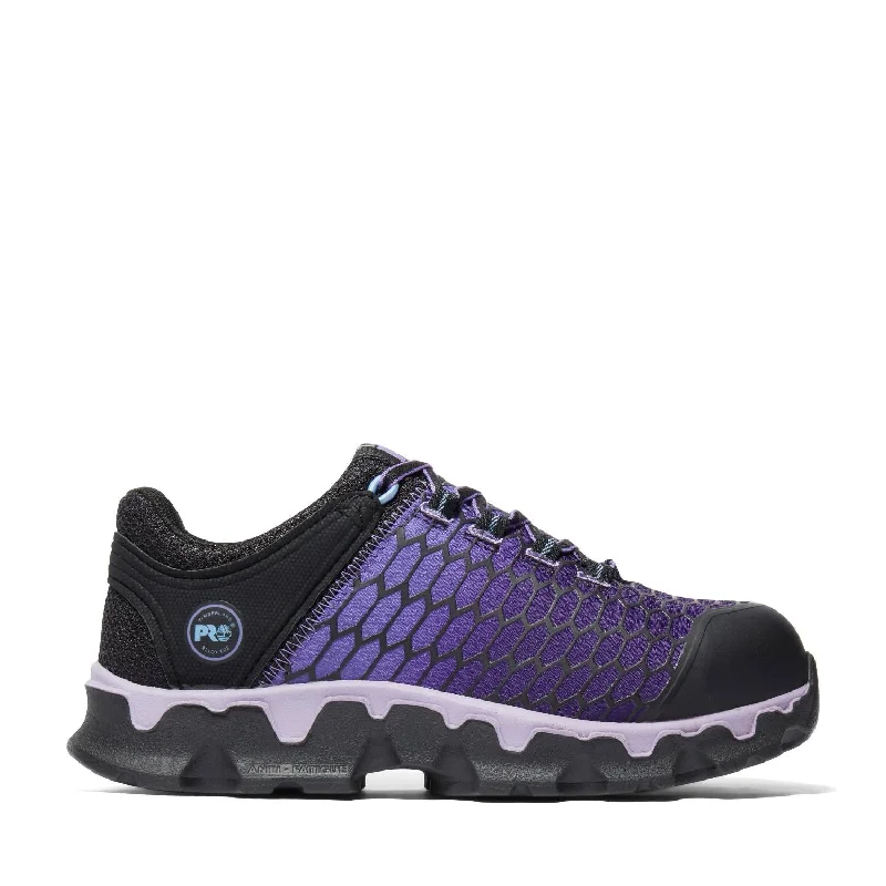 Women's Powertrain Sport Alloy-Toe Work Shoe Black/Purple