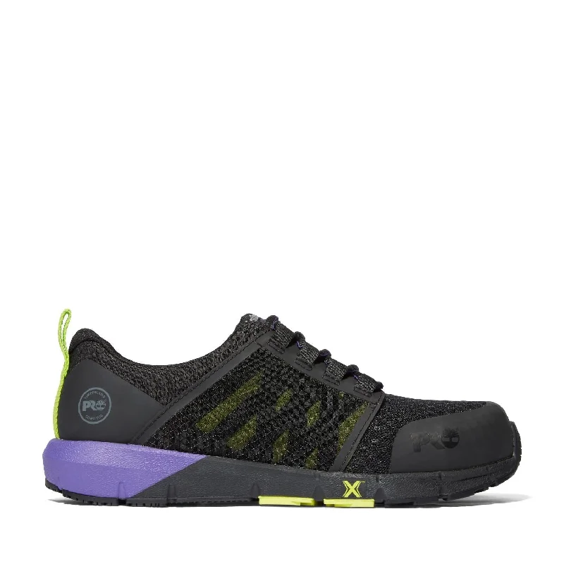 Women's Radius Composite-Toe Work Shoe Black/Purple