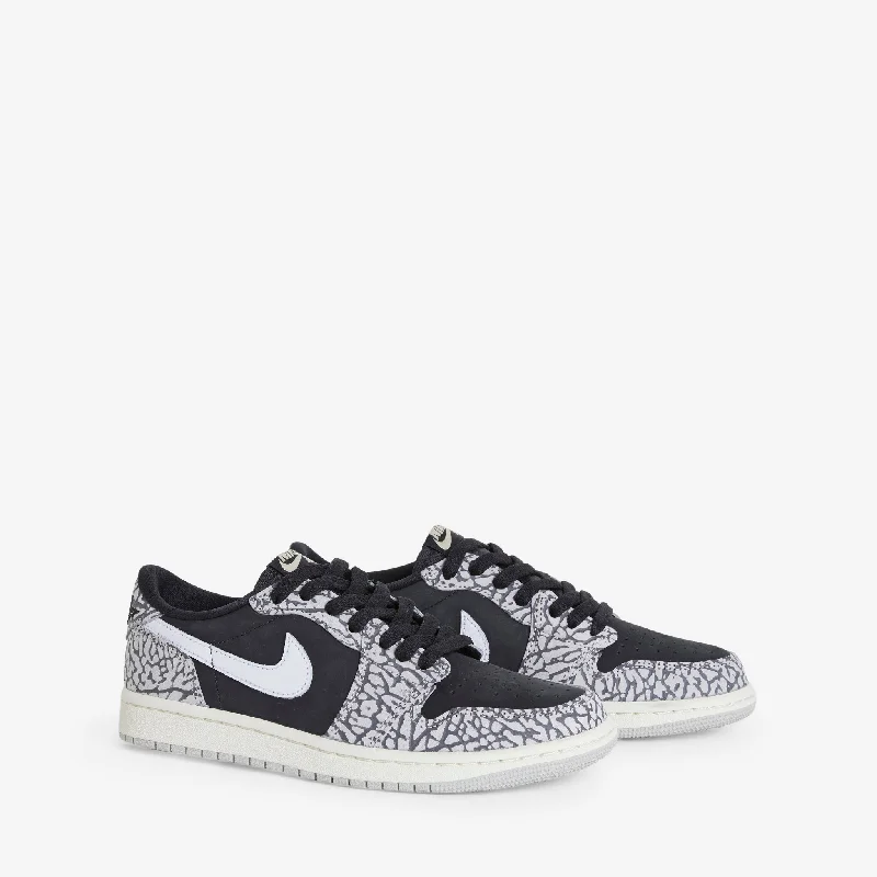 Women's Air Jordan 1 Low OG Black | Muslin | Tech Grey | White