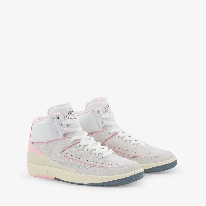 Women's Air Jordan 2 Retro Summit White | Gym Red | Medium Soft Pink