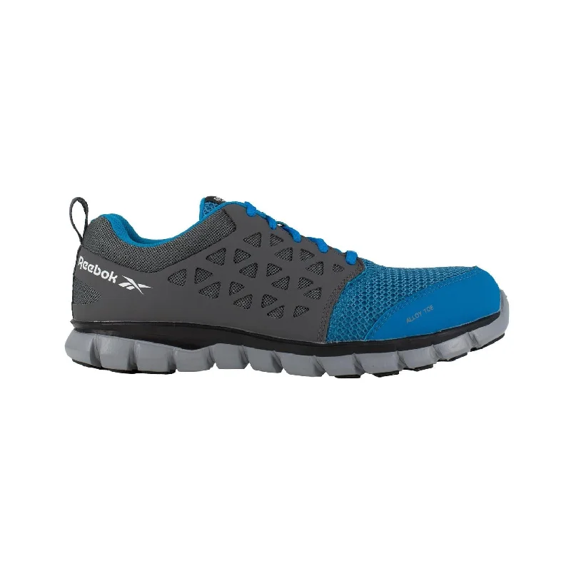 Women's Sublite Cushion Alloy-Toe Athletic Work Shoe Grey/Blue