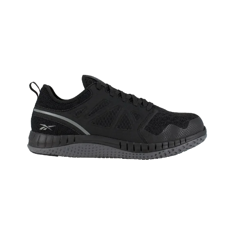 Women's Zprint Steel-Toe Athletic Work Shoe Black/Dark Gray