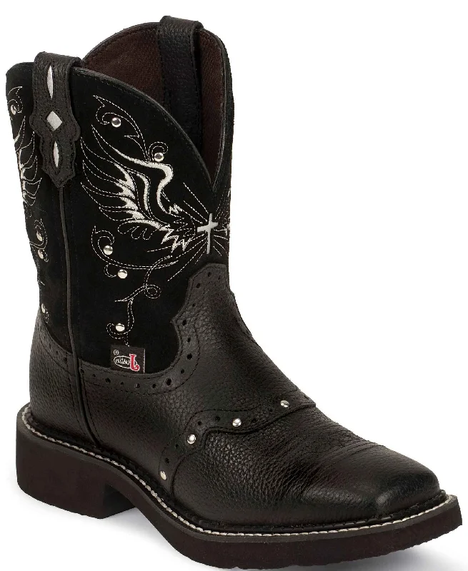 Justin Ladies Gypsy Black Western Boots Style GY9977