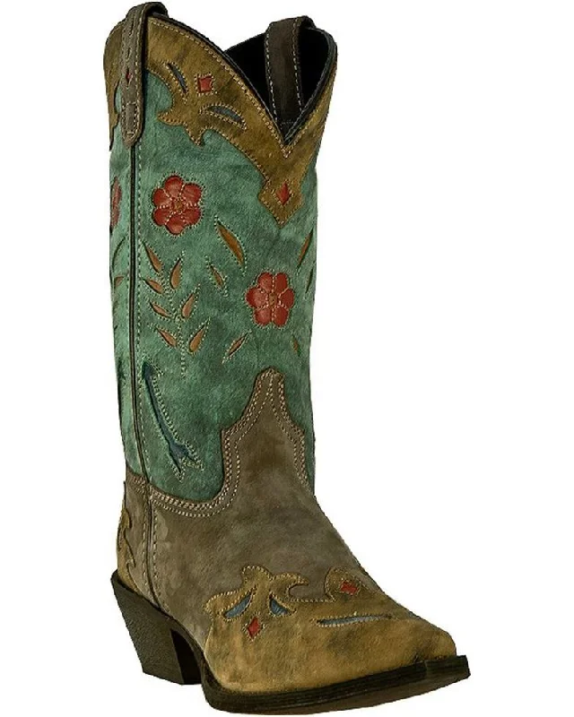 Laredo Womens Floral Western Boots Style 52138