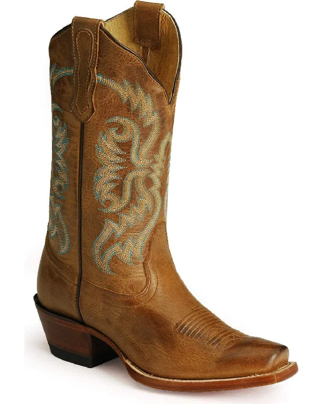 Nocona Ladies Vargas Old West Tan Fashion Western Boots Style NL5009