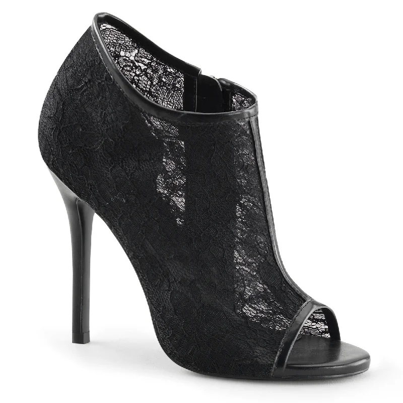 AMUSE-56 Black Lace-Mesh