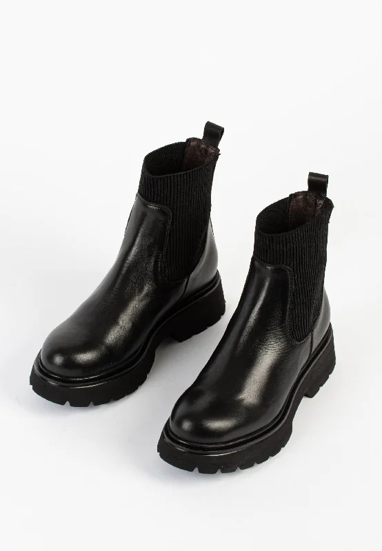 Lorrie Black Chelsea Boots