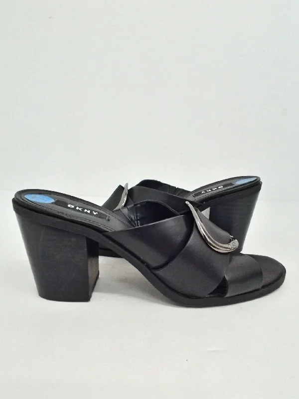 DNKY Women's Black Mule Size 7 M