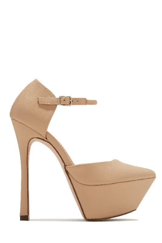 Giada Platform High Heels - Gold