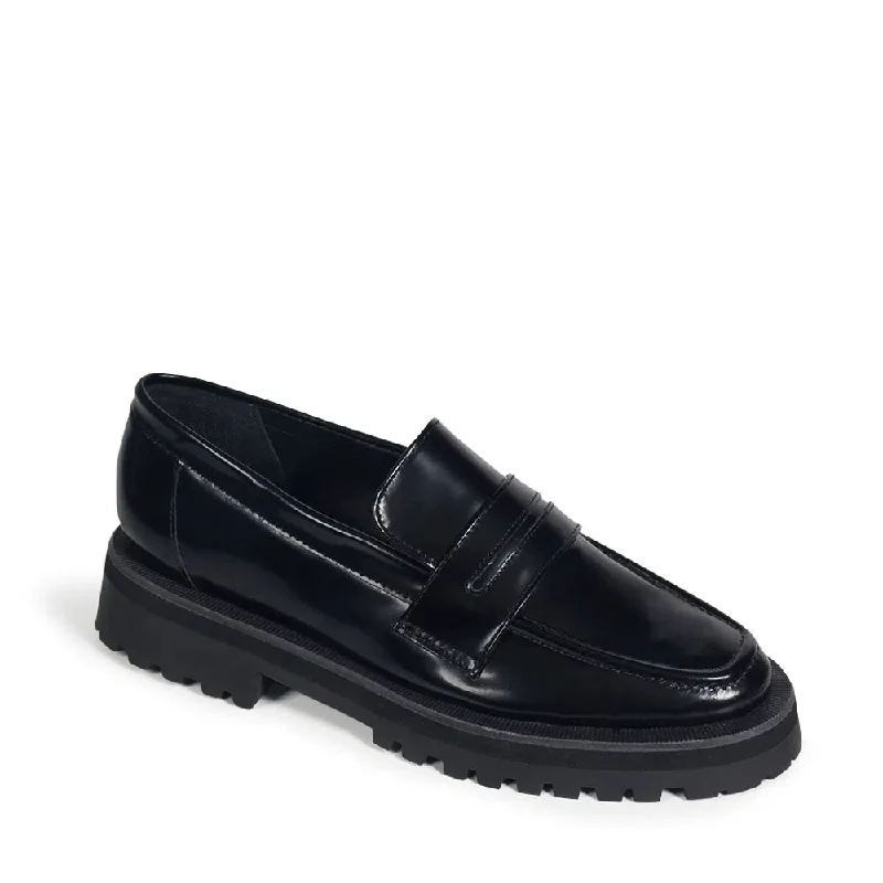 Glam Black Loafer