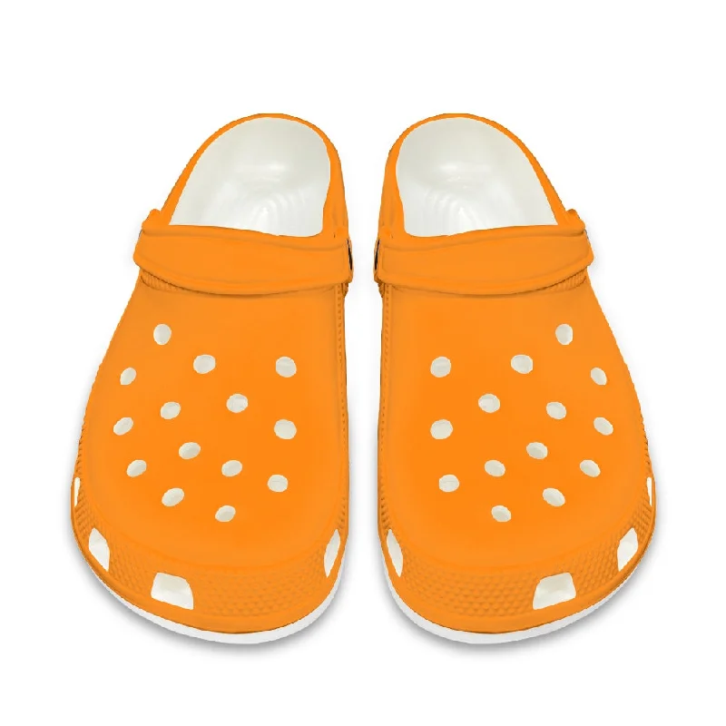 Orange Adult Women's Clogs Shoes