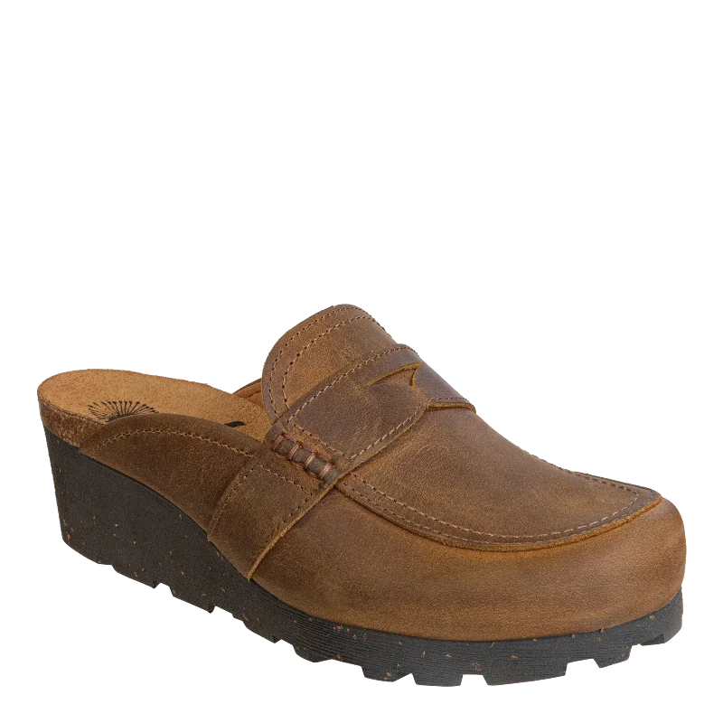 OTBT - HOMAGE in BROWN Wedge Clogs