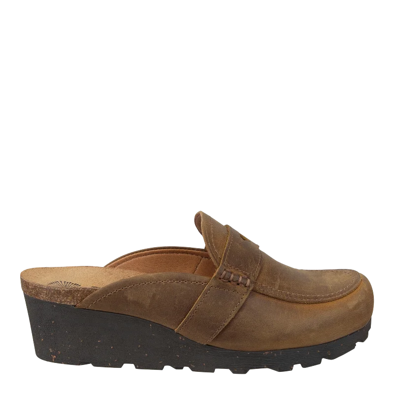 OTBT - HOMAGE in BROWN Wedge Clogs