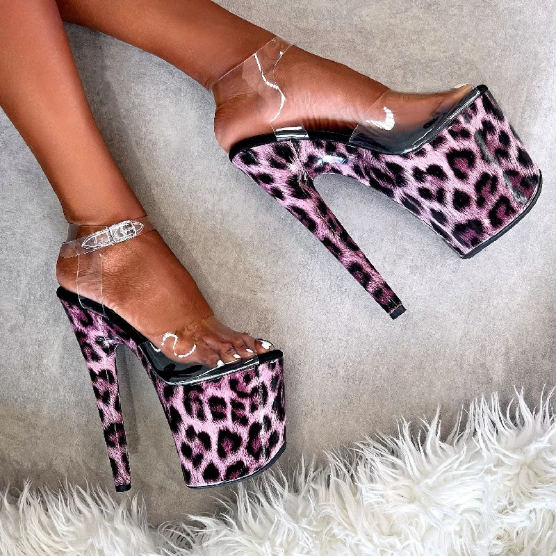 Purple Leopard Stiletto - 8 INCH + SP - 2023 Fit