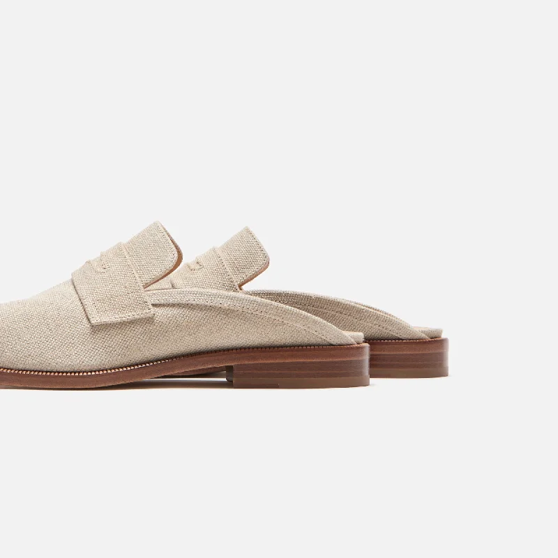 Maison Margiela WMNS Tabi City Loafer Mule - Natural