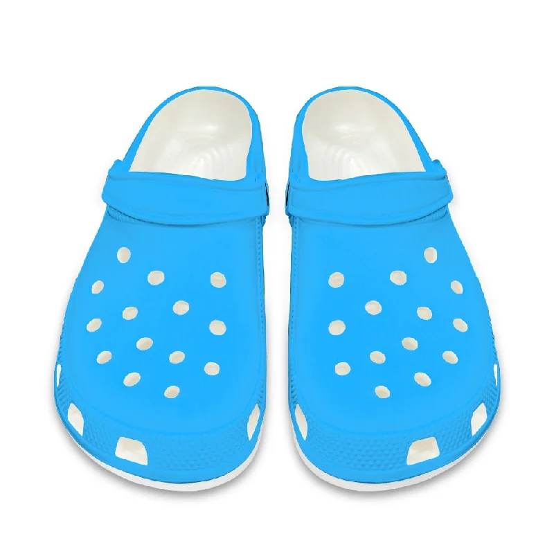 Sky Blue Women's Clogs Shoes