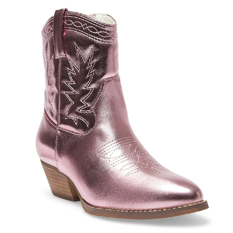 Texas Boot in Ice Pink Metallic