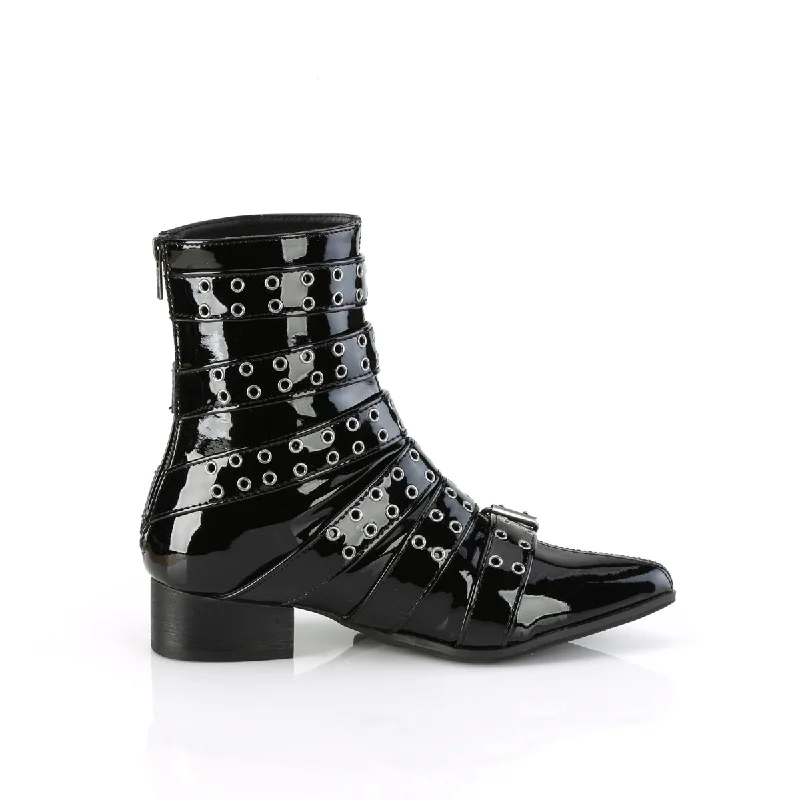 Warlock 70 Men's Goth Dress Boots -Demonia Direct