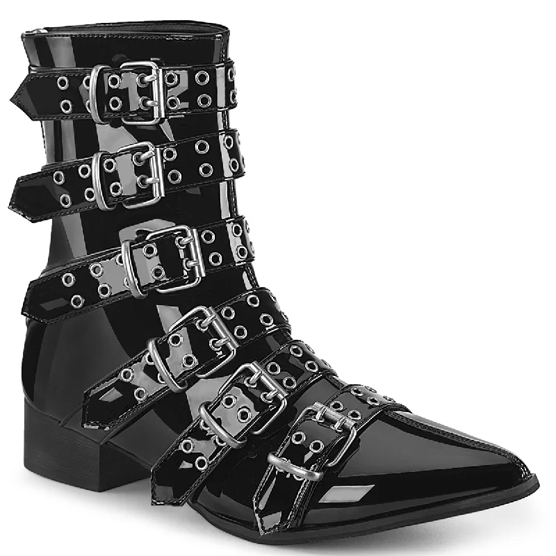 Warlock 70 Men's Goth Dress Boots -Demonia Direct