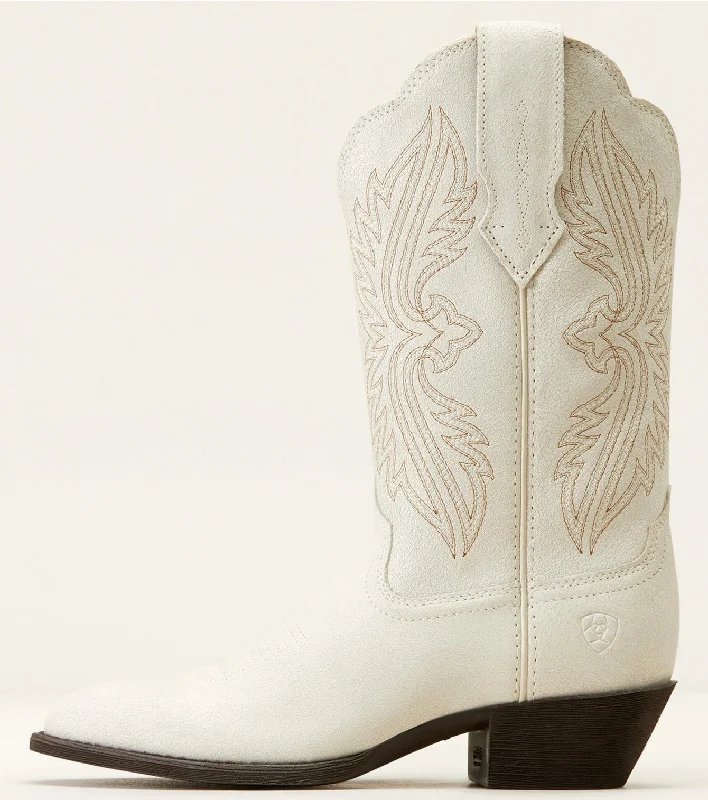 Ariat Women’s Heritage R Toe Stretchfit Boot-Ivory