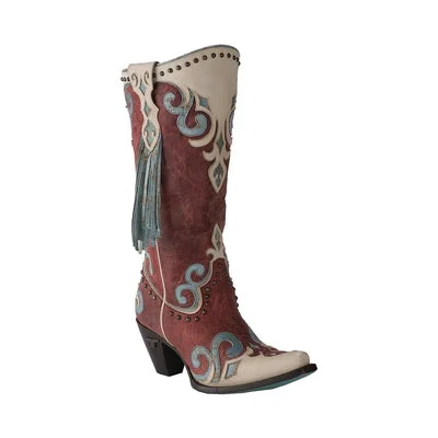 WOMEN'S RED ROYAL LANE BOOT LB0344E