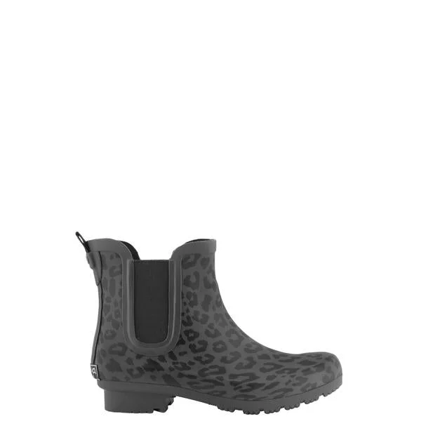 Chelsea Leopard Print Rain Boot