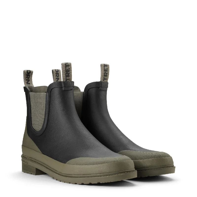 Chelsea Off Road Boot (Black + Green)