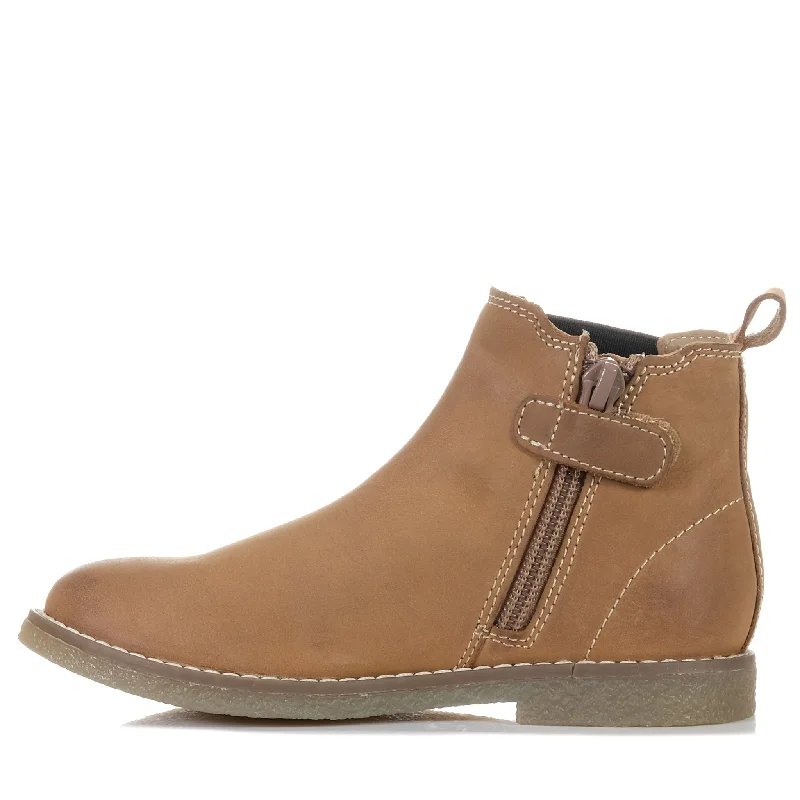 Clarks Chelsea II Tan Waxy Leather