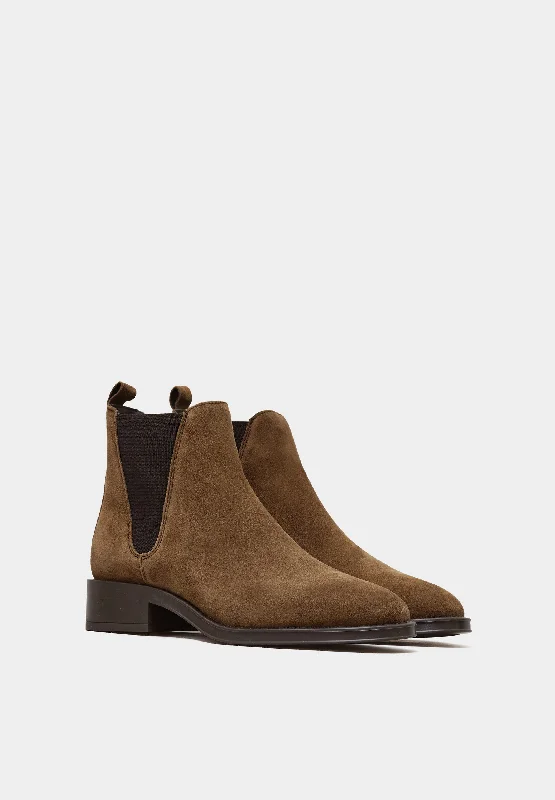 Couture 2349 Chelsea Boots Tan Suede (46)