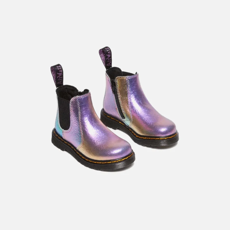 Dr. Martens 2976 Toddler Chelsea Boot - Multi Rainbow Crinkle