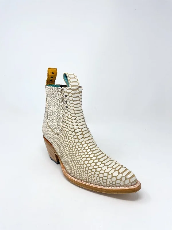 Freeway Chelsea Boot in Bone Twister