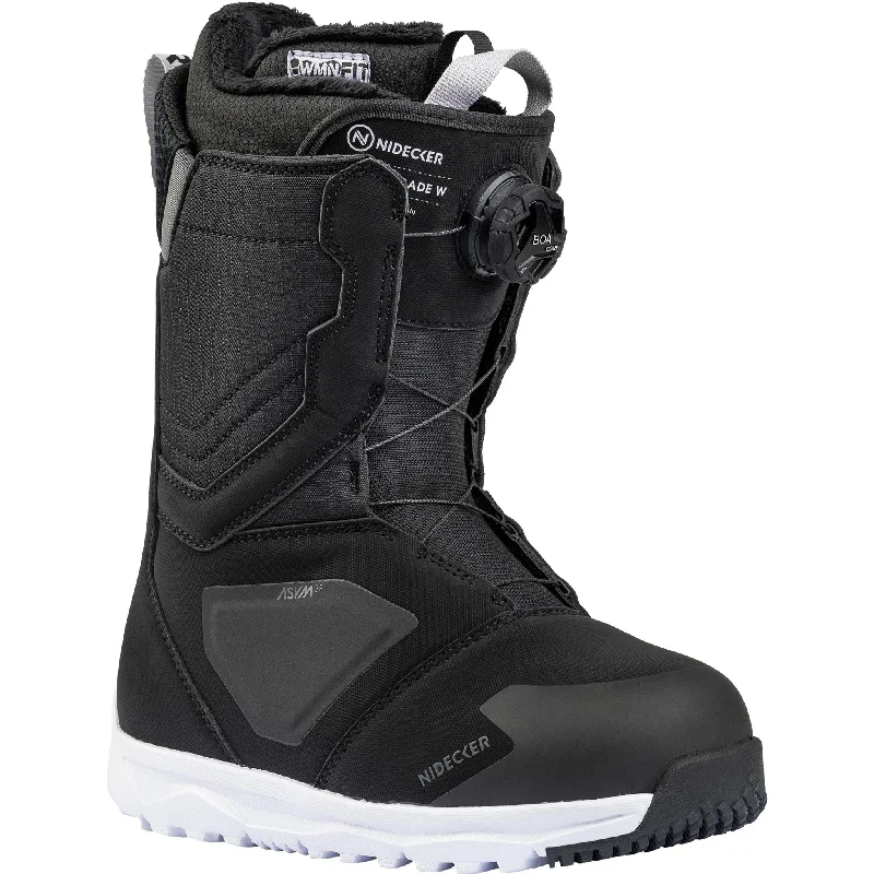 Nidecker Womens Cascade Snowboard Boots Black 2025