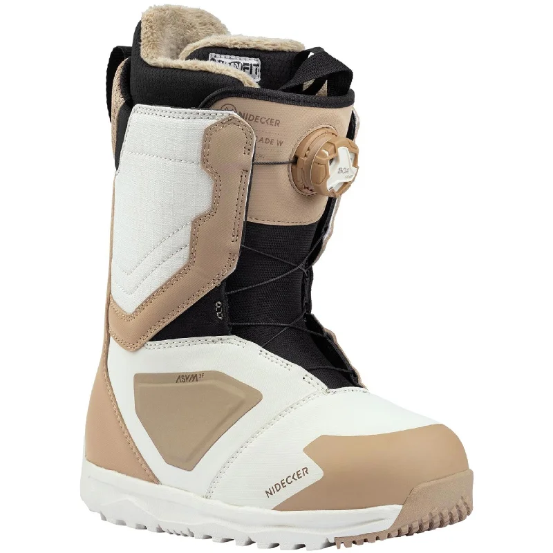 Nidecker Womens Cascade Snowboard Boots Tan 2025