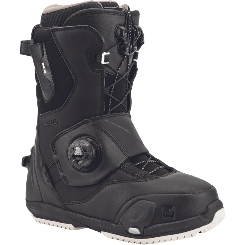 Nitro Womens Cave Step On TLS Snowboard Boots Black 2025