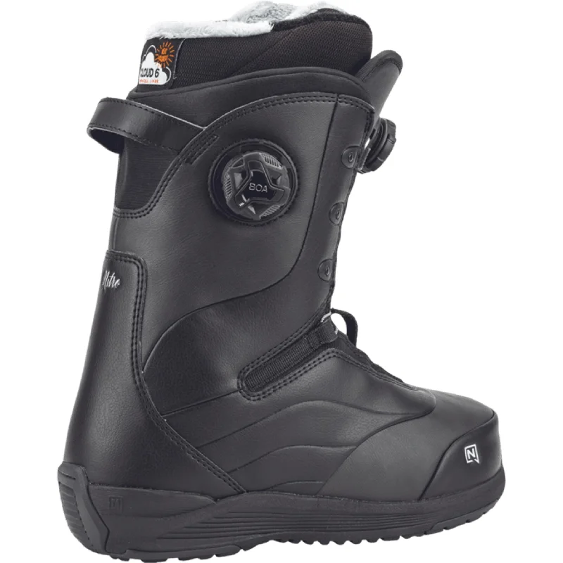 Nitro Womens Crown Boa Snowboard Boots Black 2025