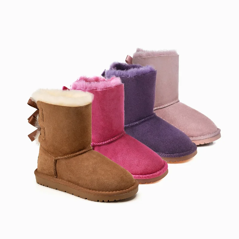 Ugg Kids 2 Ribbon Boots (Water Resistant)