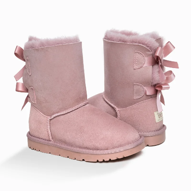 Ugg Kids 2 Ribbon Boots (Water Resistant)