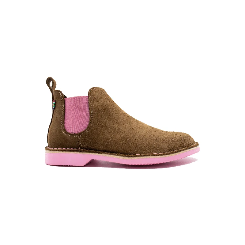 Veldskoen Uhambo Chelsea Boot with Pink Sole