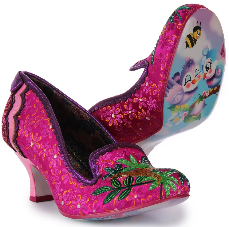 Irregular Choice Charmin Cheetah In Pinkmulti For Women