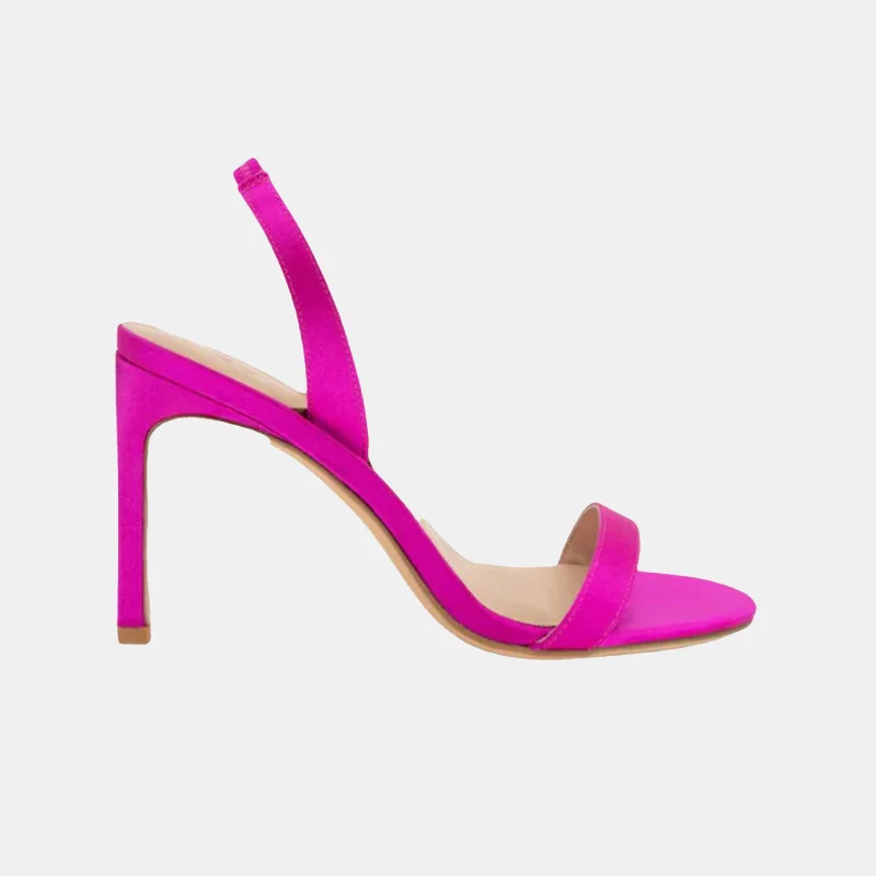 Martini Heel Pink Satin