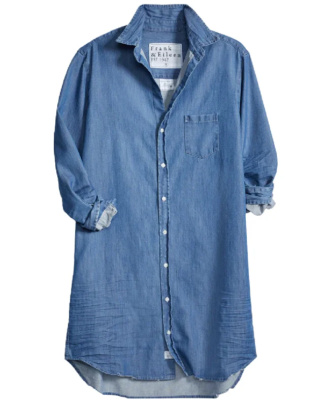 Vintage Stonewash Indigo Denim Mary Shirt Dress