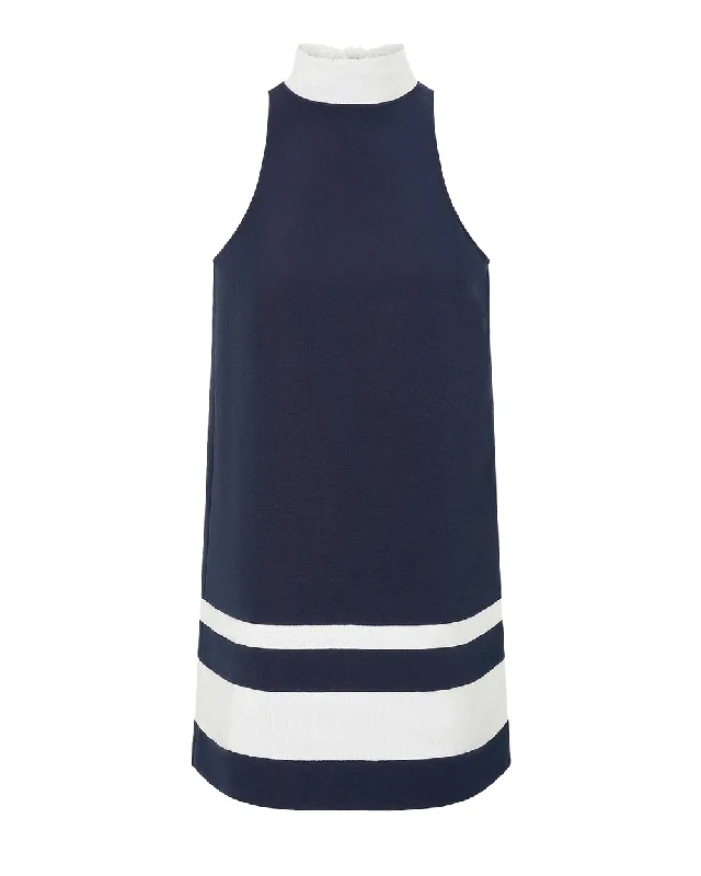 Navy and Ivory Ahoy Dress