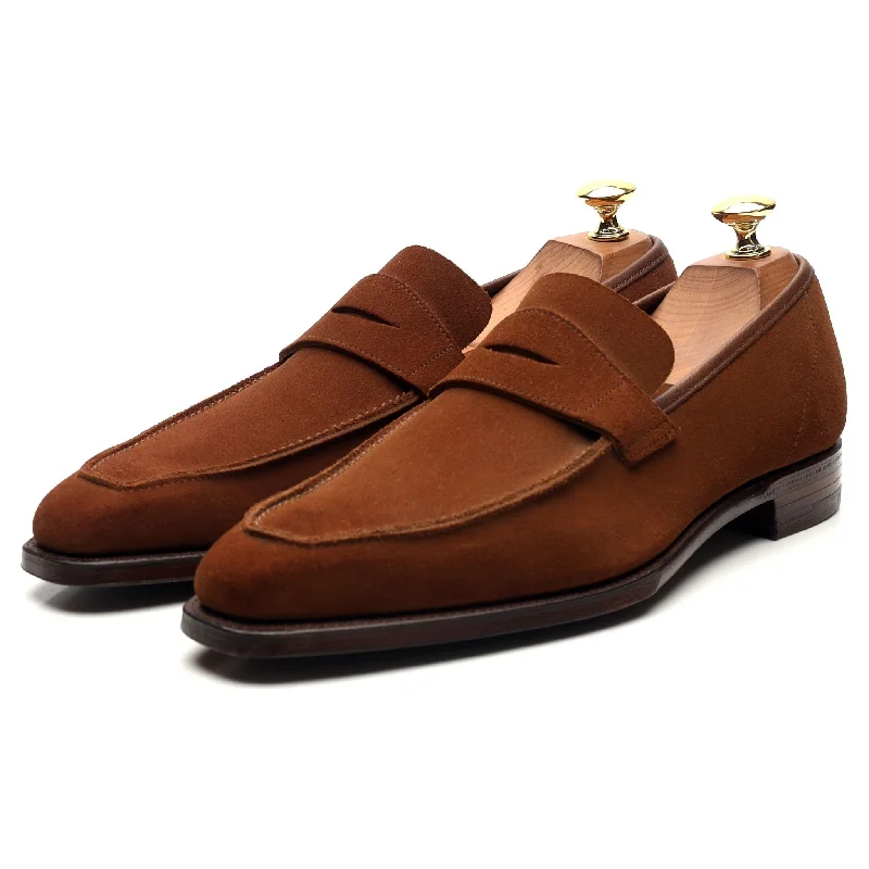 'George' Brown Suede Loafers UK 6 E