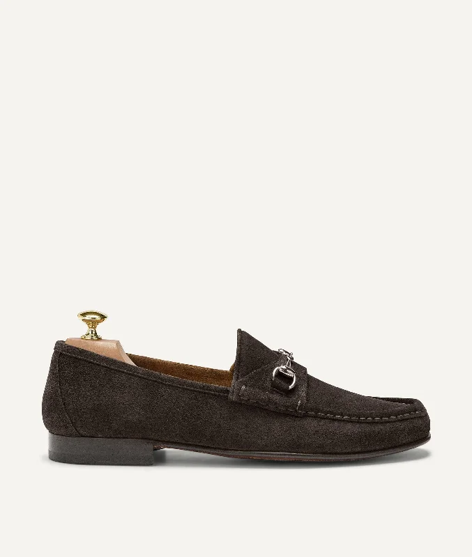 Chain Loafer in Suede